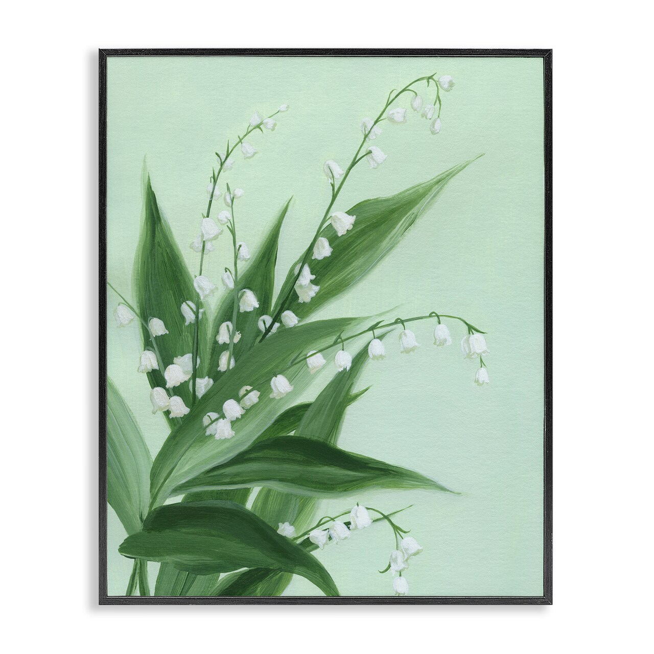 Stupell Industries Verdant Lily Of Valley Framed Giclee, design by Grace Popp